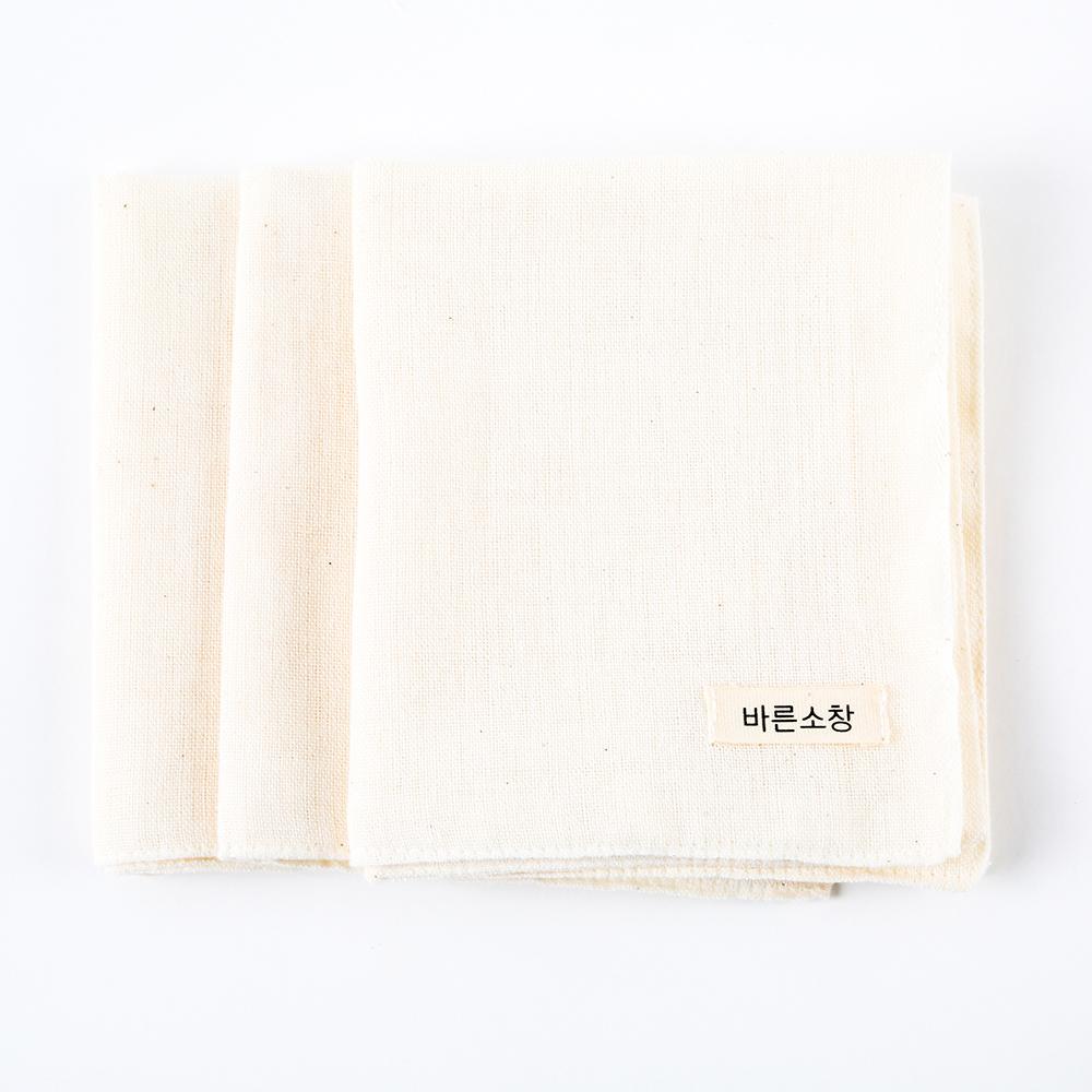 퀸비 제로웨이스트 바른소창 순면행주 2겹