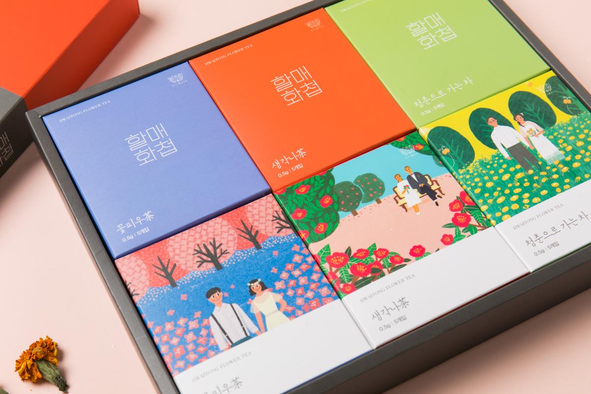 할매화첩 건강꽃차3종 프리미엄-화이통협동조합-차세대 판로플랫폼 스토어(STORE) 36.5
