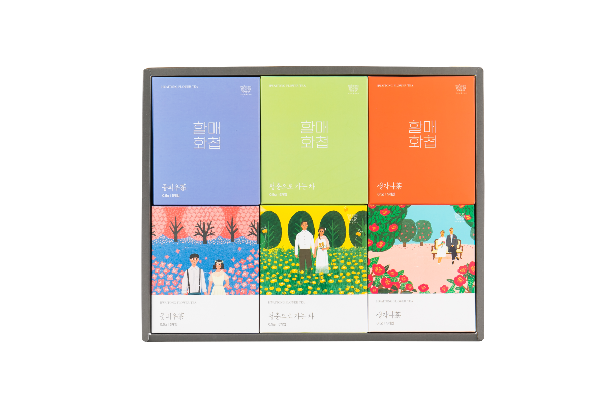할매화첩 건강꽃차3종 프리미엄-화이통협동조합-차세대 판로플랫폼 스토어(STORE) 36.5