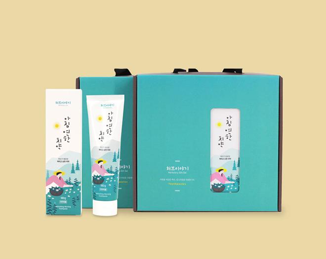 아침연한 치약 선물세트-허브이야기-차세대 판로플랫폼 스토어(STORE) 36.5