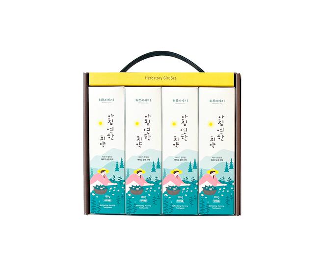아침연한 치약 선물세트-허브이야기-차세대 판로플랫폼 스토어(STORE) 36.5