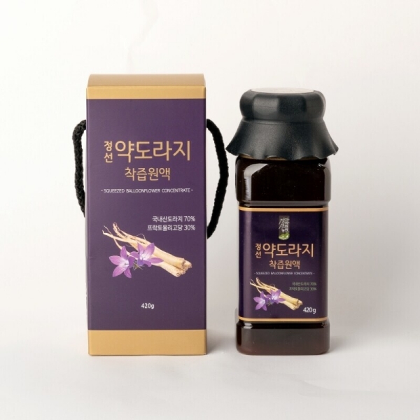 정선 약도라지 착즙 원액 420g-정선아라리한과농원영농조합법인-차세대 판로플랫폼 스토어(STORE) 36.5