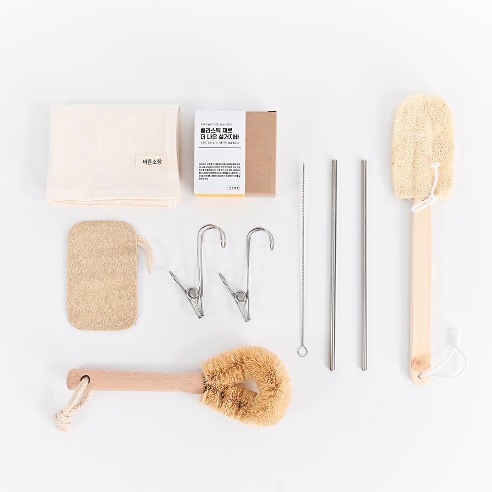 [퀸비스토어] 제로웨이스트 집들이선물 주방용품 9종 세트-주식회사 퀸비스토어-차세대 판로플랫폼 스토어(STORE) 36.5