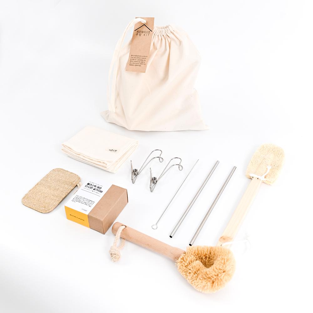 [퀸비스토어] 제로웨이스트 집들이선물 주방용품 9종 세트-주식회사 퀸비스토어-차세대 판로플랫폼 스토어(STORE) 36.5