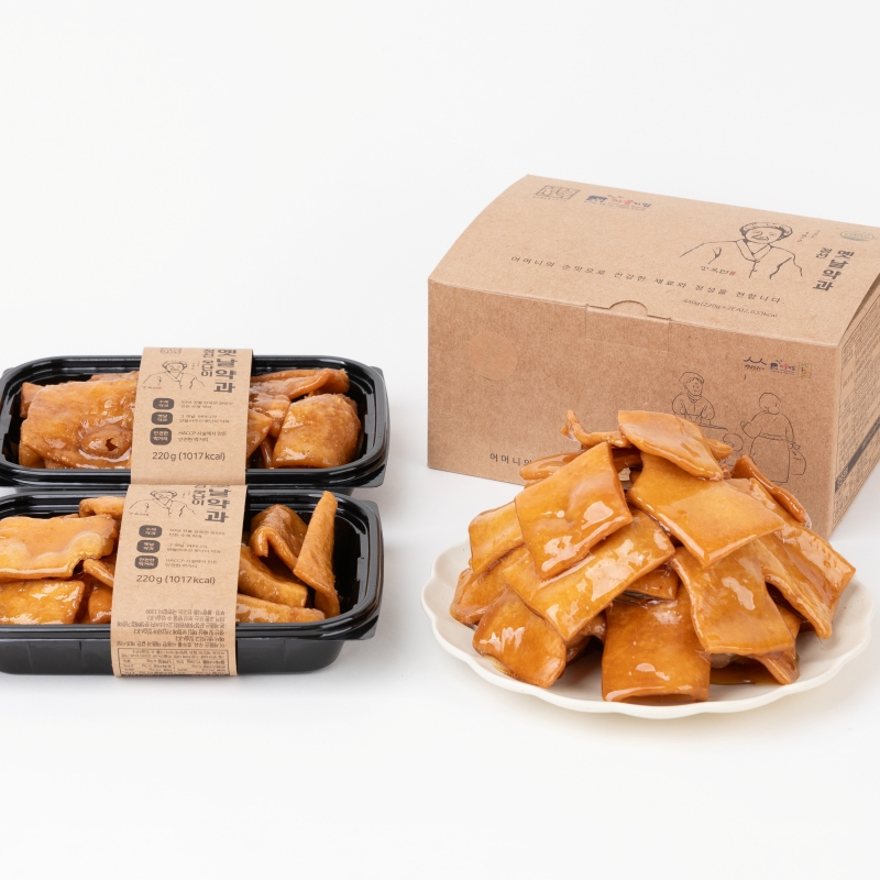 정선 못난이 옛날 약과 2팩세트-정선아라리한과농원영농조합법인-차세대 판로플랫폼 스토어(STORE) 36.5