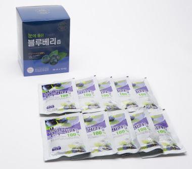 잼있는 농부 100% 블루베리 착즙 (80ml X 10포)