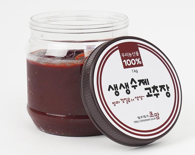 국산 100% 맛있는 저염 안매운 전통 수제 고추장 1kg