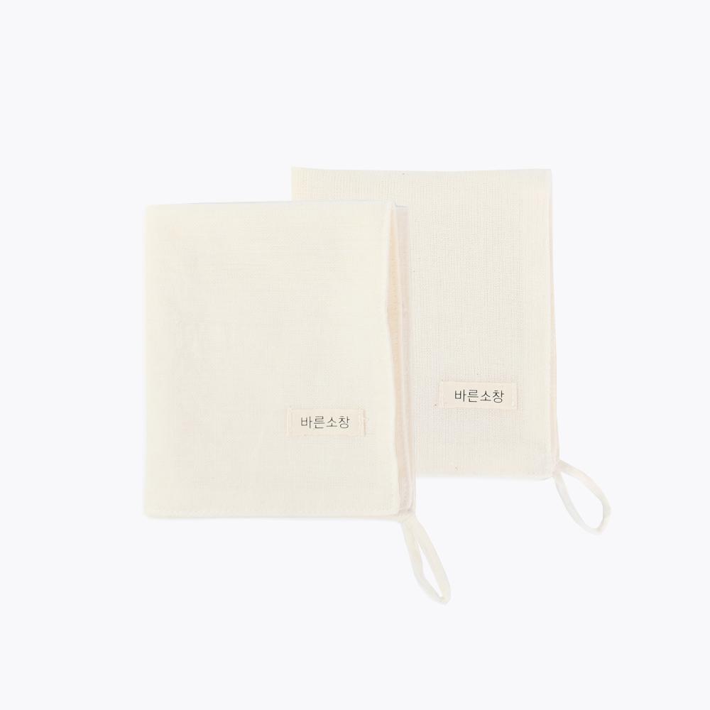 바른소창 순면 재사용 다회용 다용도 제로웨이스트 광목 복주머니-주식회사 퀸비스토어-차세대 판로플랫폼 스토어(STORE) 36.5