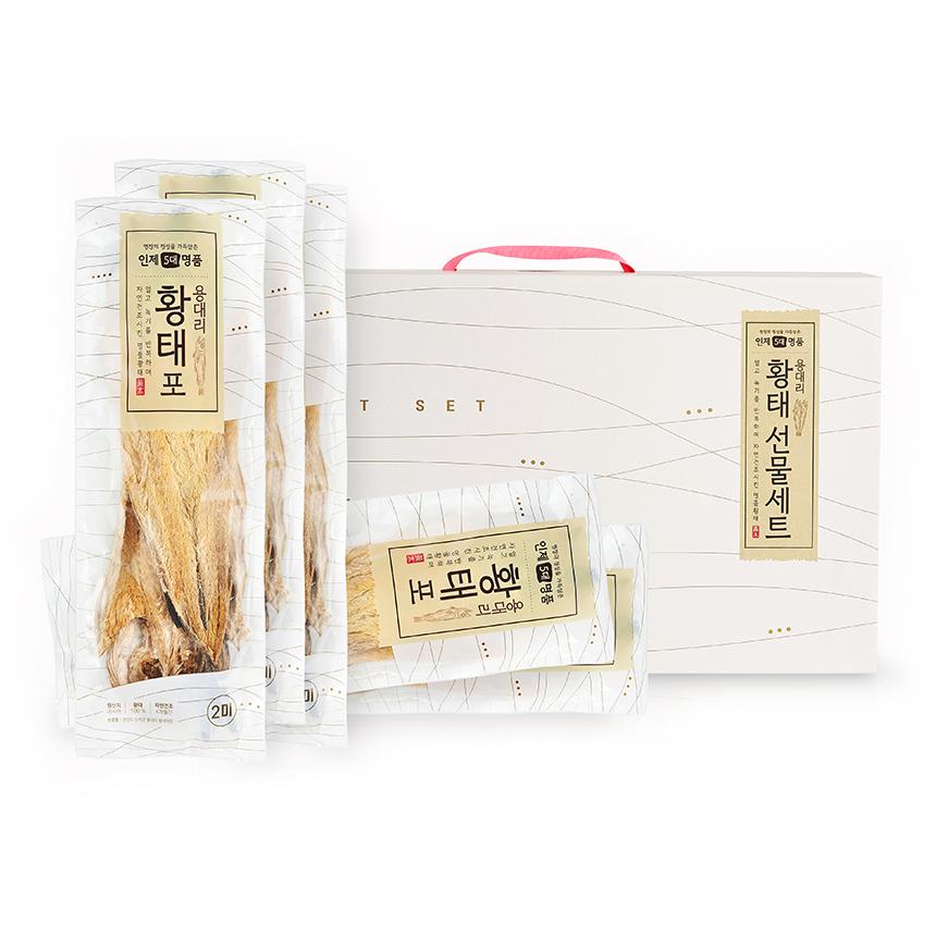 인제5대명품 용대리 황태포 선물세트 (10미, 특왕 44-46cm)-인제5대명품로컬푸드협동조합-차세대 판로플랫폼 스토어(STORE) 36.5