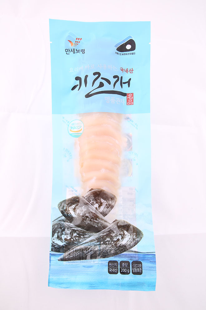키조개 명품관자 슬라이스 6mm 200g