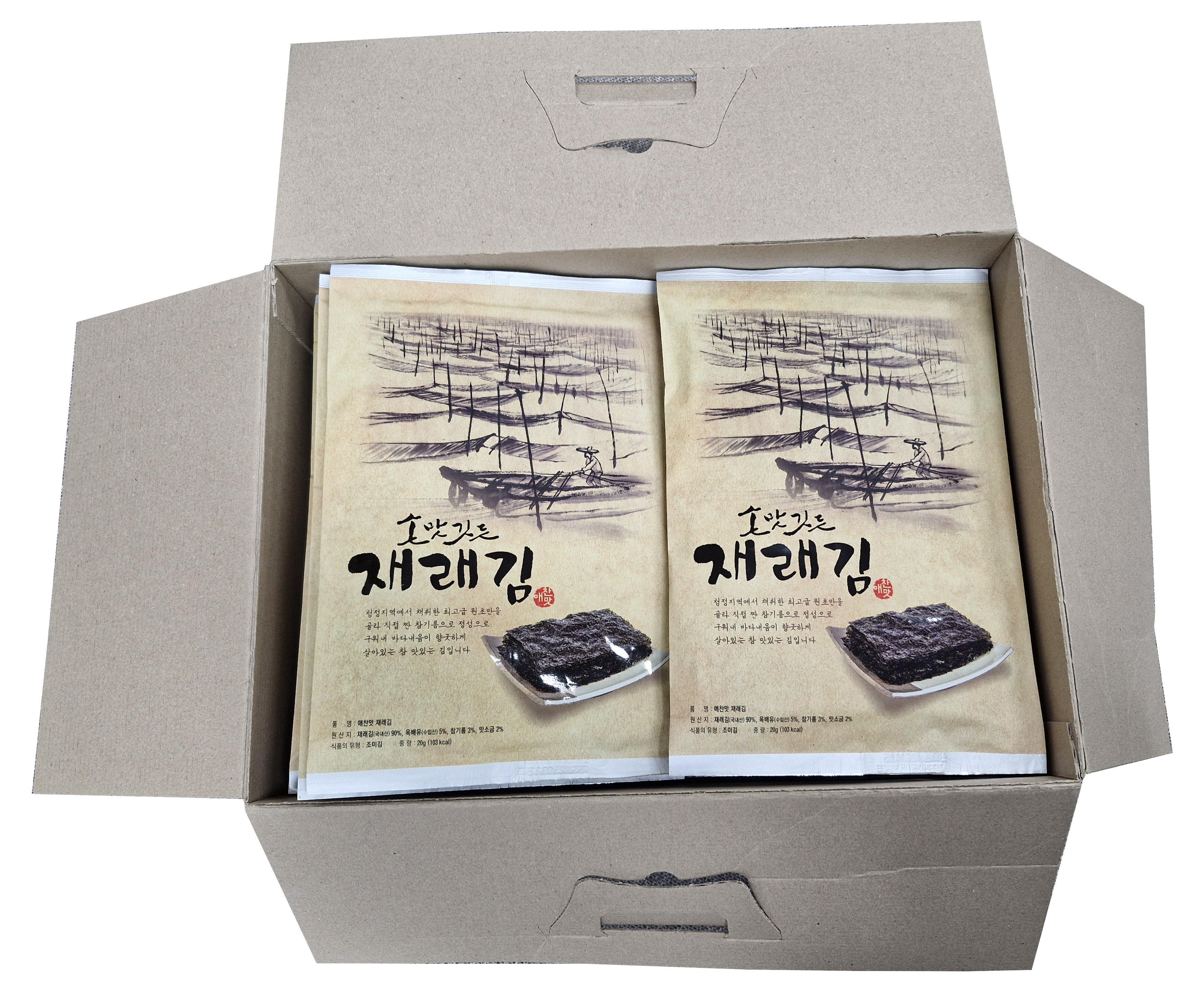 오늘도김 전장조미김세트-사회복지법인 한마음 한터(보호작업장)-차세대 판로플랫폼 스토어(STORE) 36.5