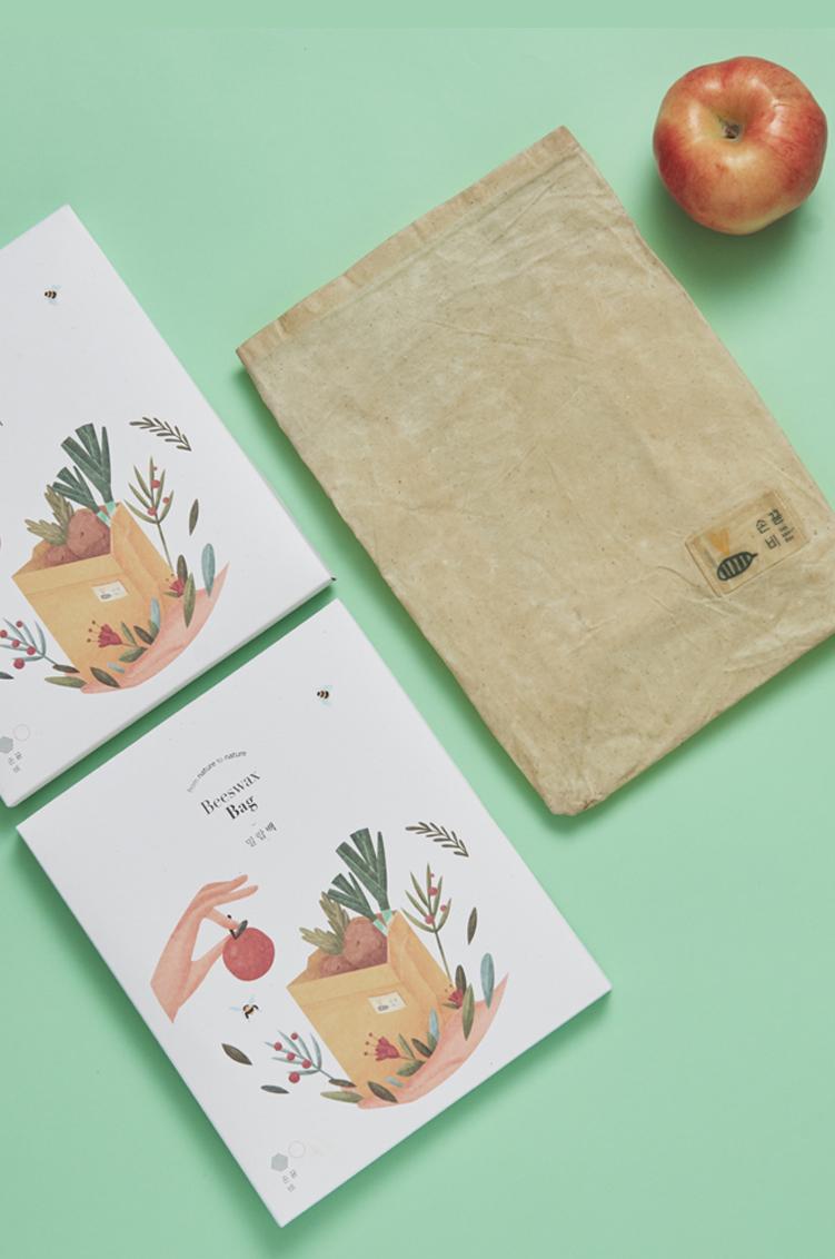 밀랍백 Small(25cm) :: 손끋비-(주)손끝-차세대 판로플랫폼 스토어(STORE) 36.5