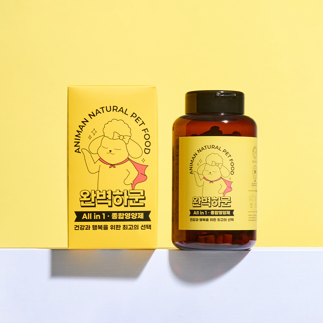 애니먼 강아지 올인원 종합영양제 250g