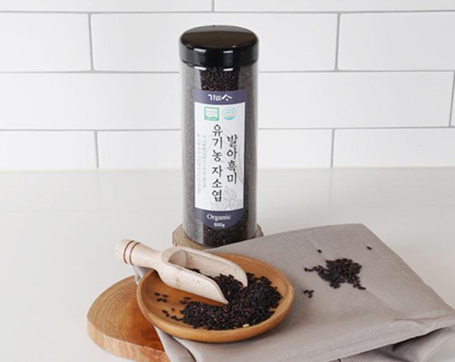 가미사 유기농 자소엽 발아흑미 800g 
