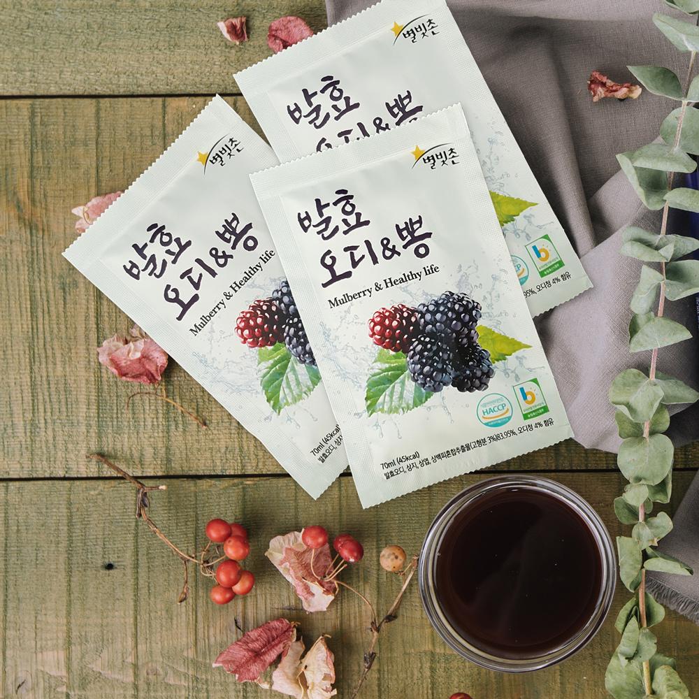 별빛촌 발효 오디&뽕 70ml × 30포