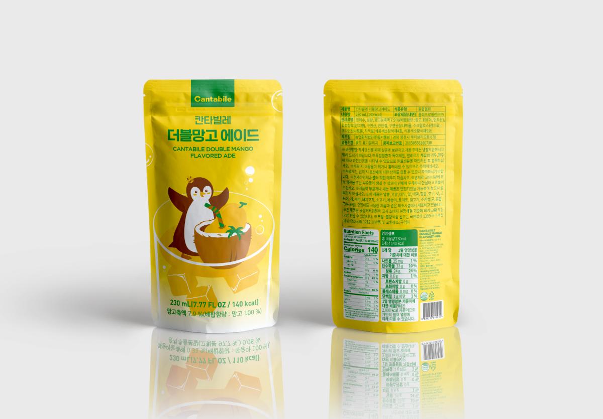 칸타빌레 더블망고에이드 230ml x 20포-농업회사법인(주)동서웰빙-차세대 판로플랫폼 스토어(STORE) 36.5