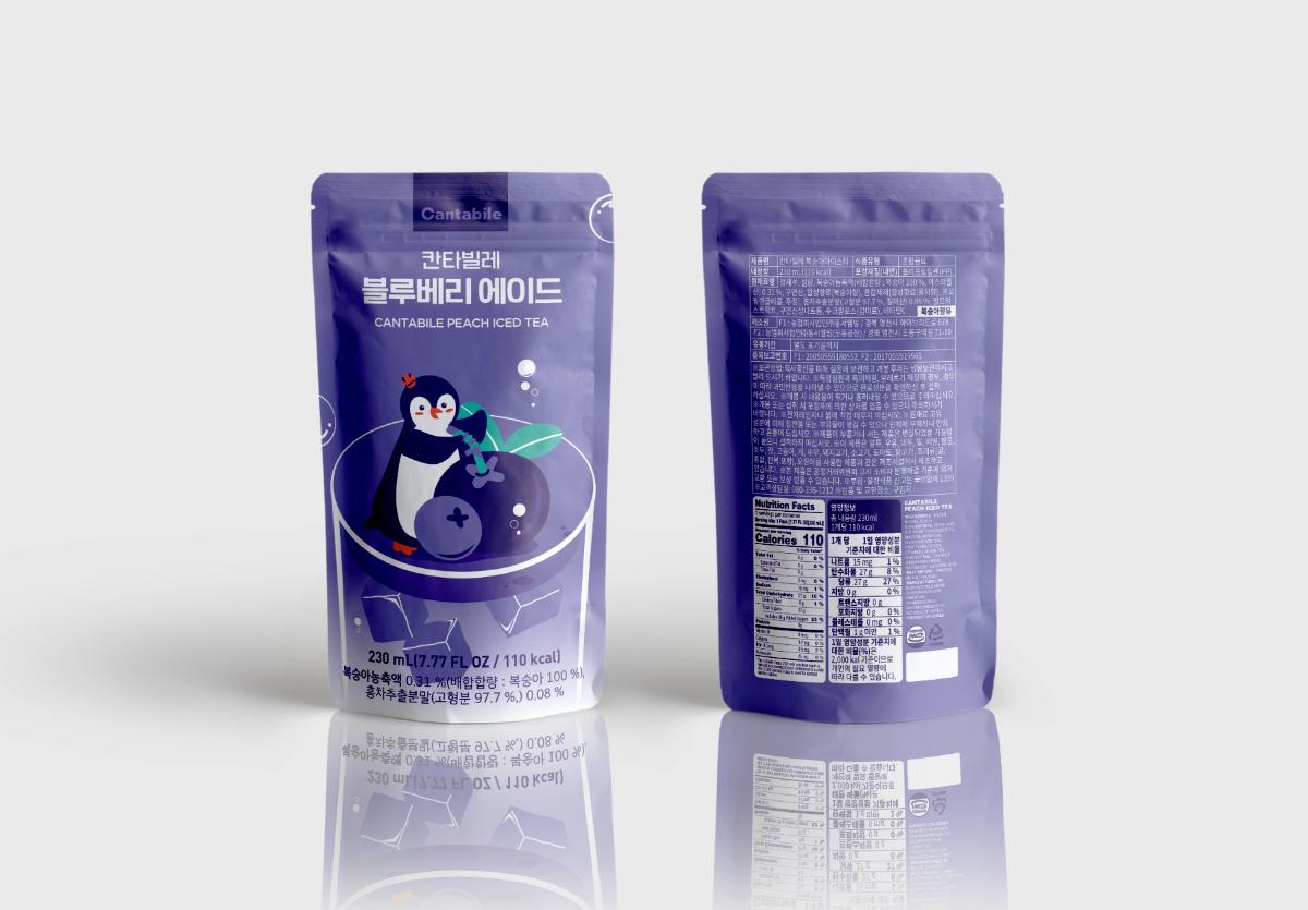 칸타빌레블루베리에이드 230ml x 20포-농업회사법인(주)동서웰빙-차세대 판로플랫폼 스토어(STORE) 36.5