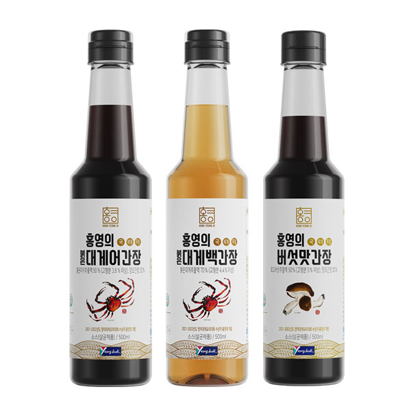 [만능간장] 홍영의 붉은대게어간장/버섯맛간장 선물포장