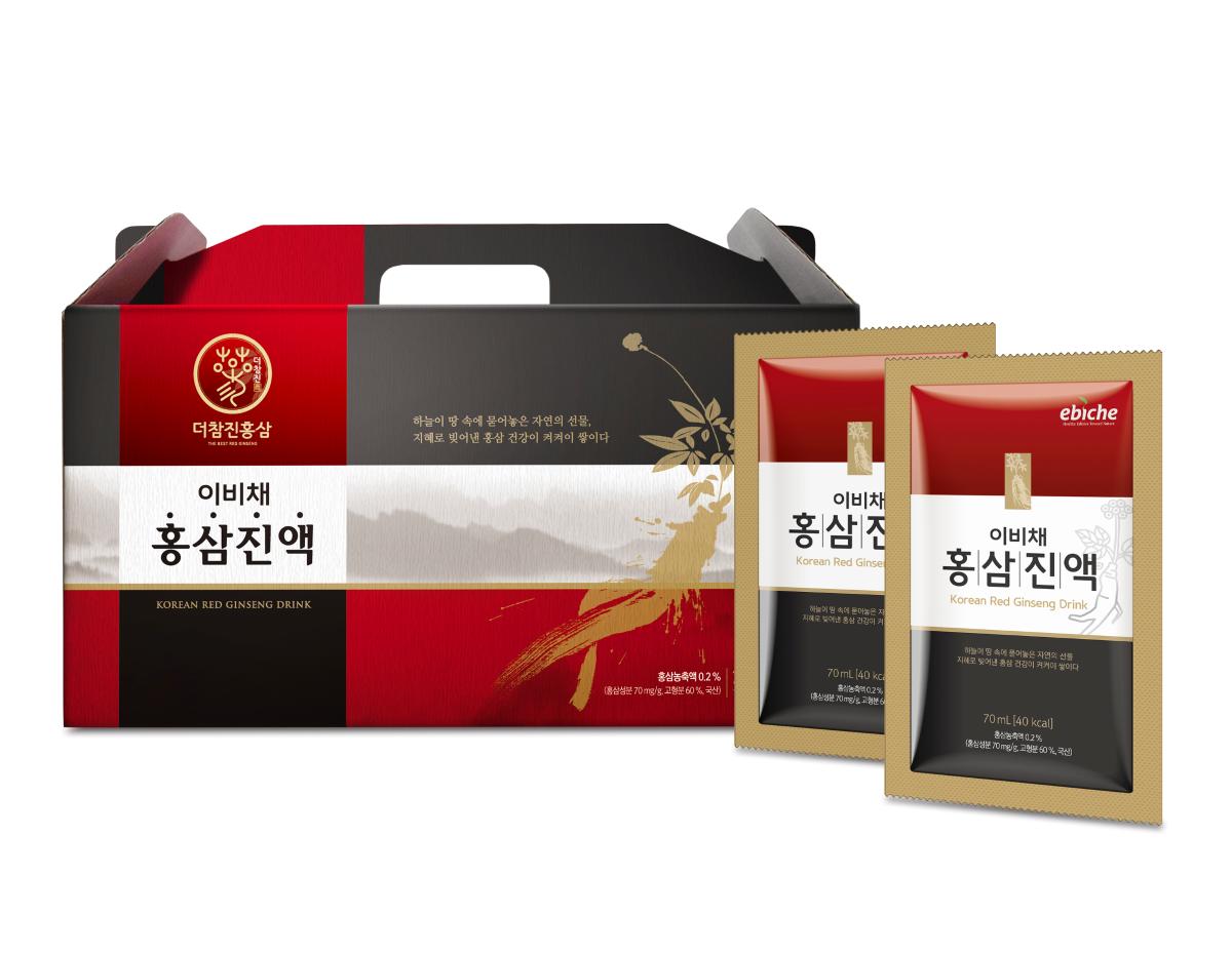 더참진 이비채 홍삼진액 70ml * 21포-농업회사법인(주)이비채-차세대 판로플랫폼 스토어(STORE) 36.5