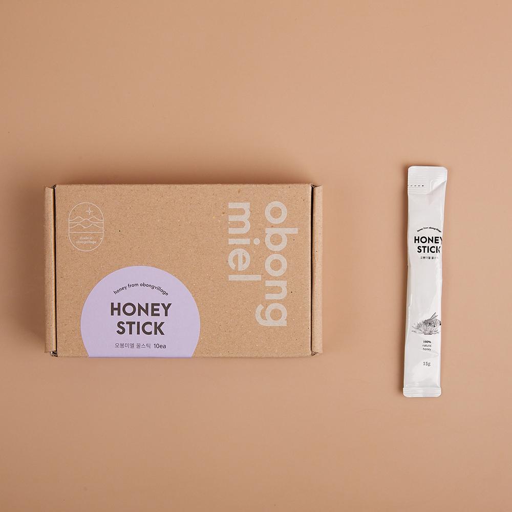 오봉미엘 꿀스틱 10개입 / Obong miel honey stick-주식회사비컴프렌즈-차세대 판로플랫폼 가치장터