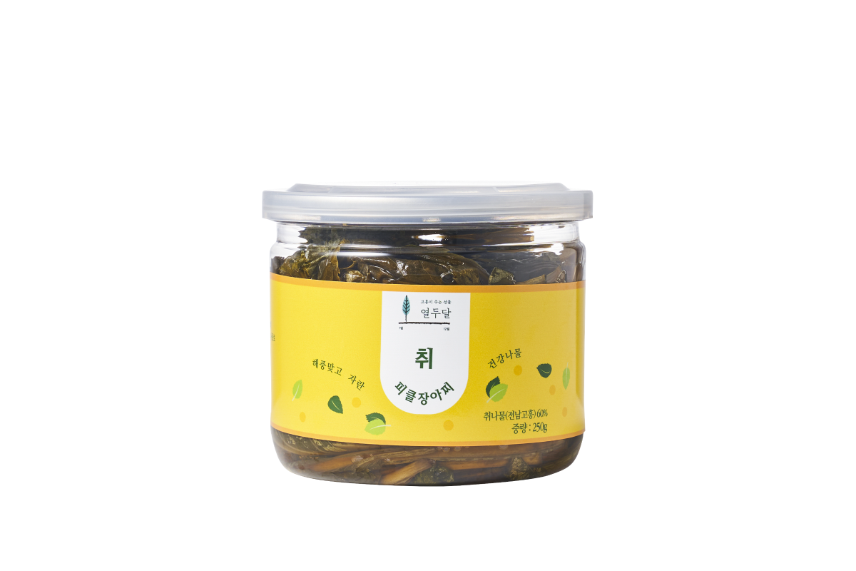 취 나물 피클 장아찌 250g