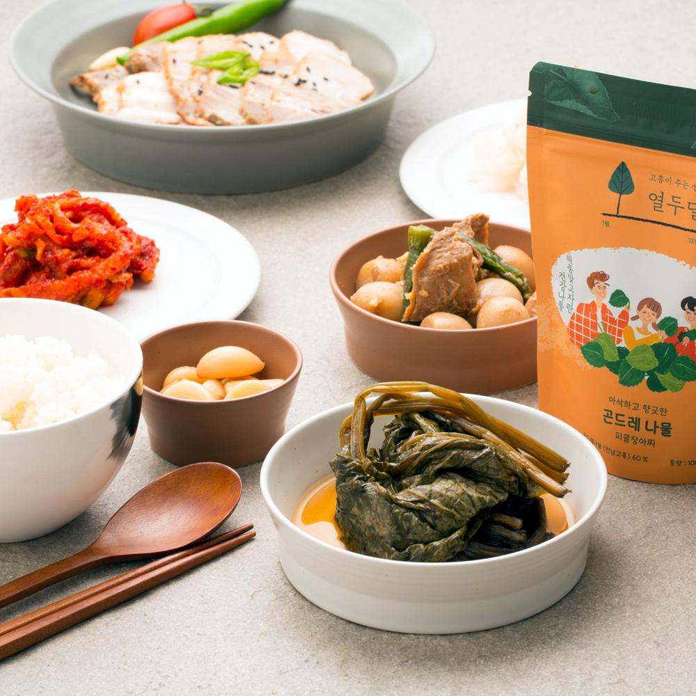 곤드레 나물 피클 장아찌 100g-농업회사법인(주)담우-차세대 판로플랫폼 스토어(STORE) 36.5