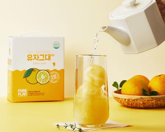 [퓨어플랜] 유자 그대RO 2kg(약40회분)  백인박스포장 유자차 3배희석해서 활용 유자에이드 유자청-맑고밝고따뜻한협동조합-차세대 판로플랫폼 스토어(STORE) 36.5
