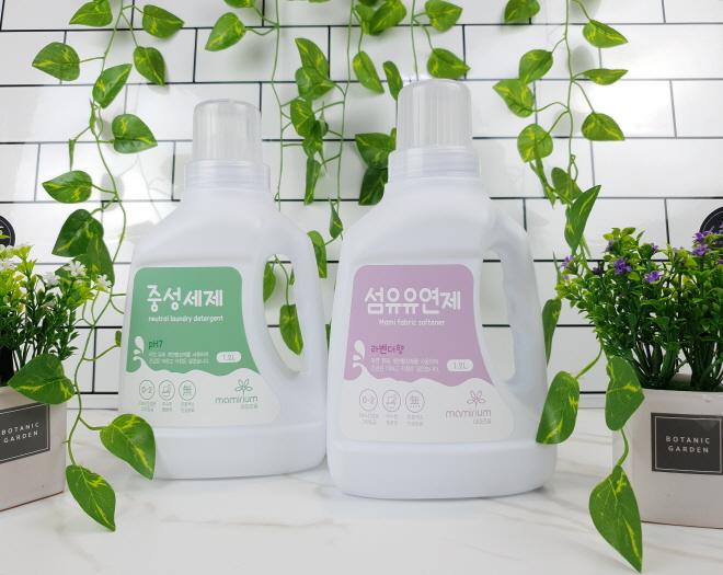 안심 패밀리 세트 - 마미리움 중성세제 1.2L + 마미리움 섬유유연제 1.2L(라벤더향)