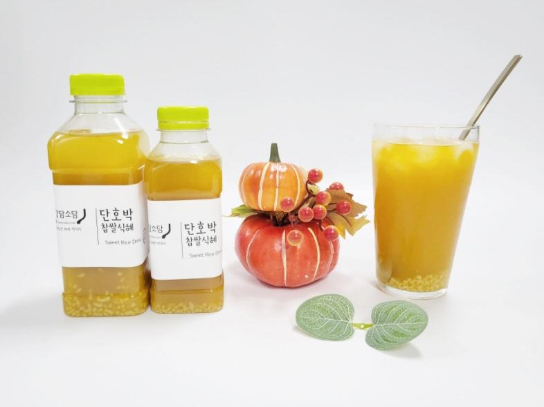 정담소담 맛있는 수제 단호박찹쌀식혜 500ml,1000ml