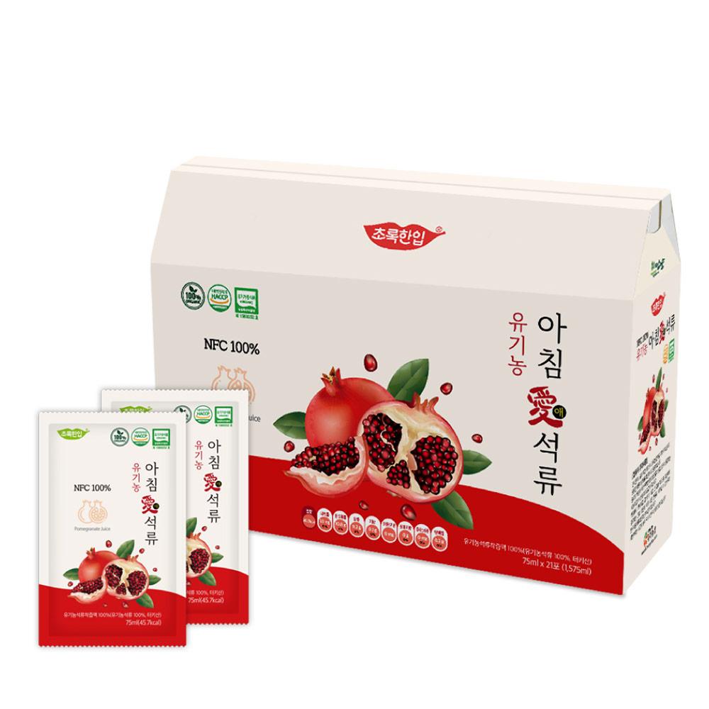 유기농 아침애 석류 75ml * 21포