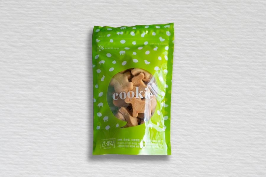 틔움긴생각 우리밀 동물쿠키