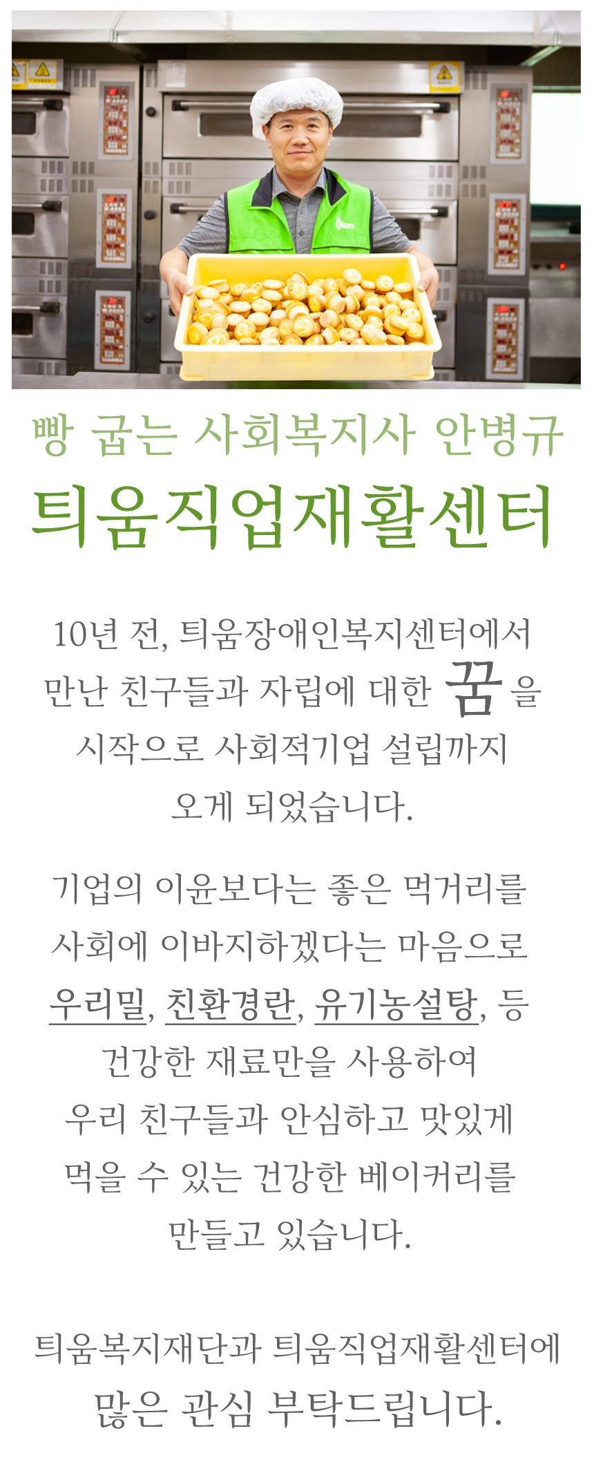 틔움긴생각 우리밀 동물쿠키