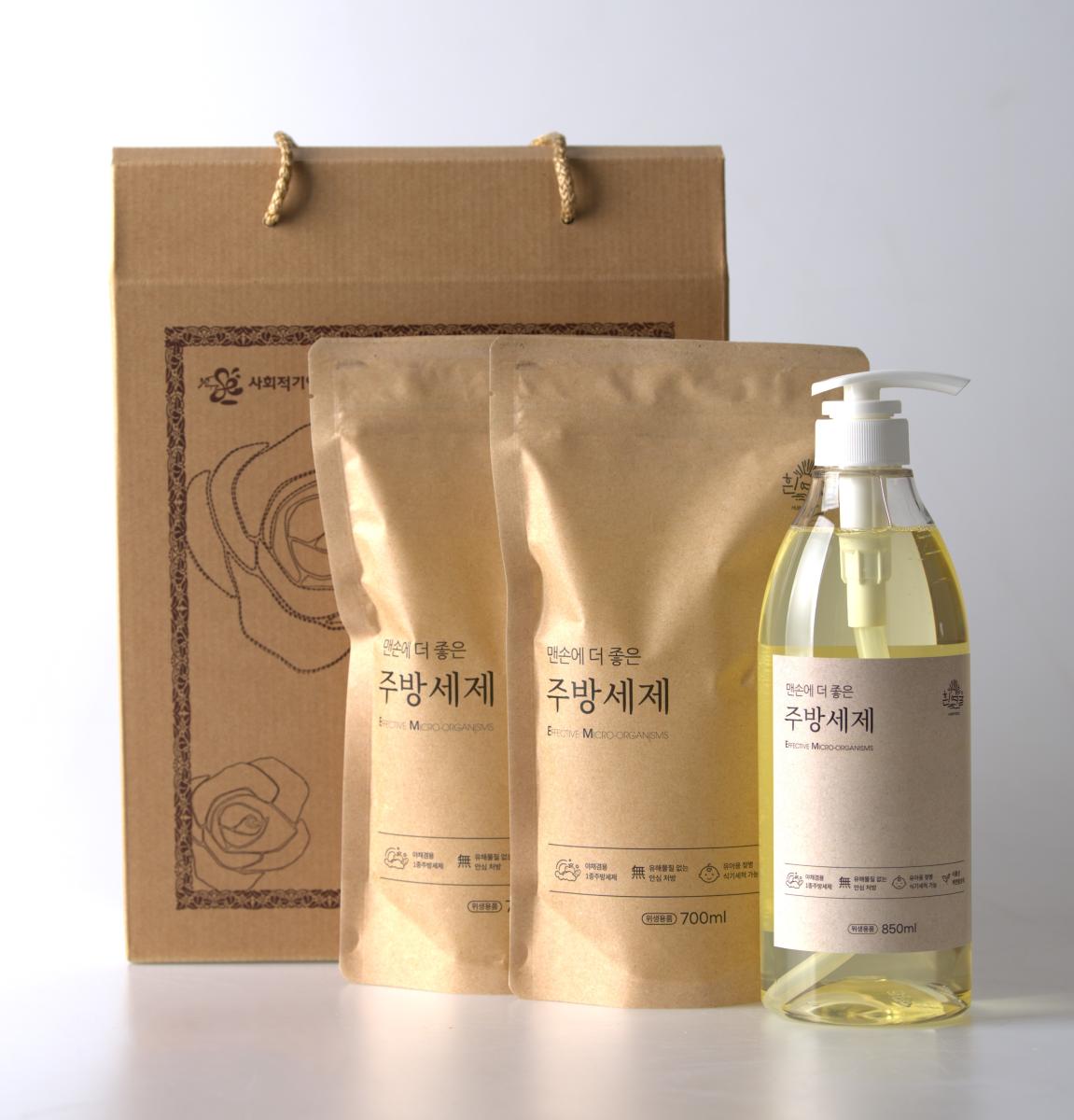흰여울 주방세제세트2-소화아람일터-차세대 판로플랫폼 스토어(STORE) 36.5