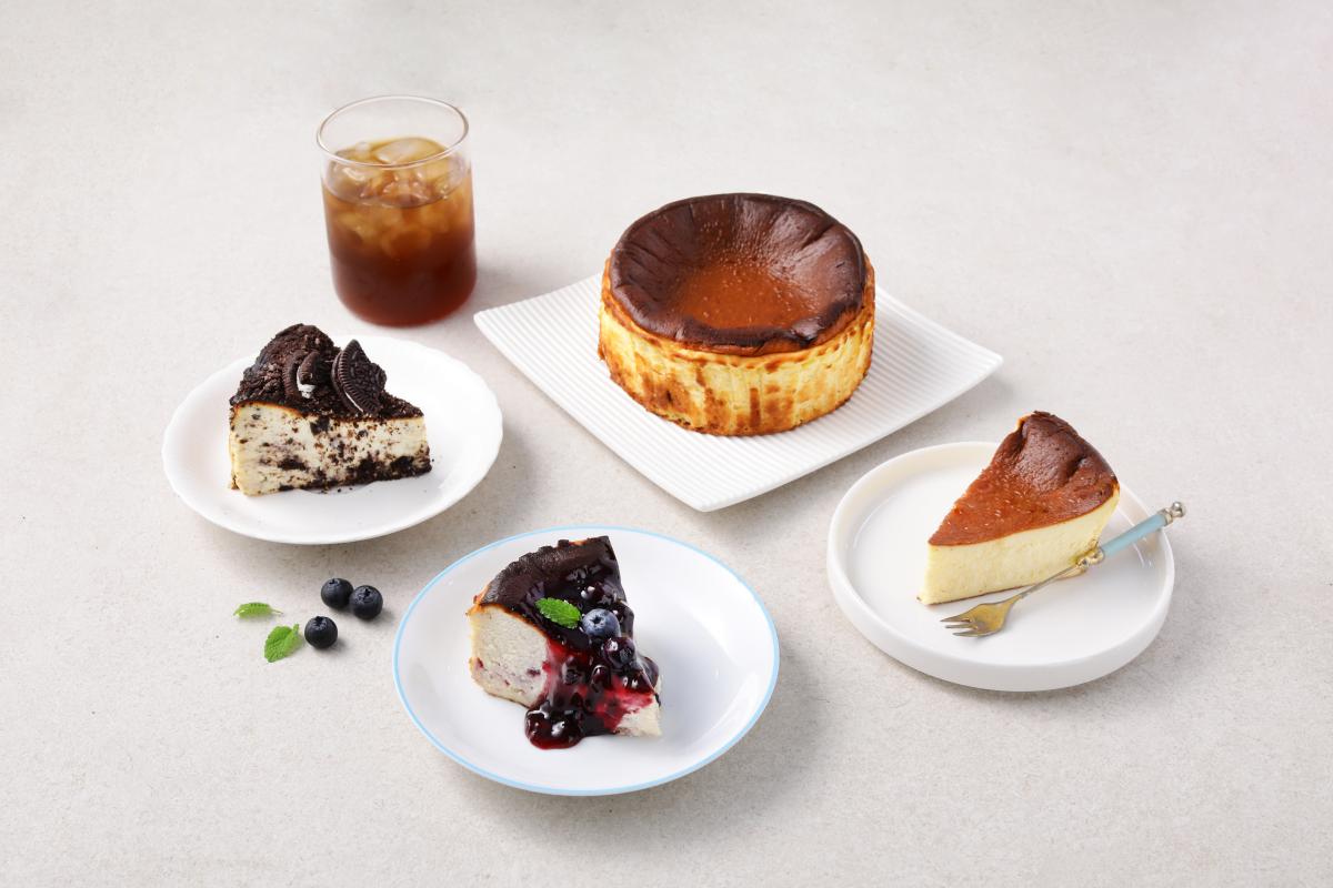 바스크치즈케이크 2종 400g 틔움긴생각 필라델피아 크림치즈케익