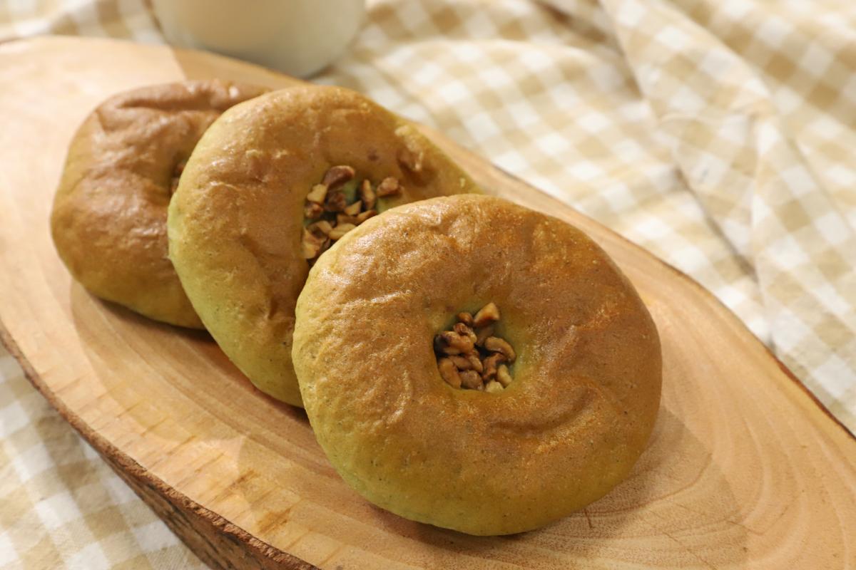 비건모싯잎쌀단팥빵 수제 쌀빵 유기농 비건빵 틔움긴생각 영양간식