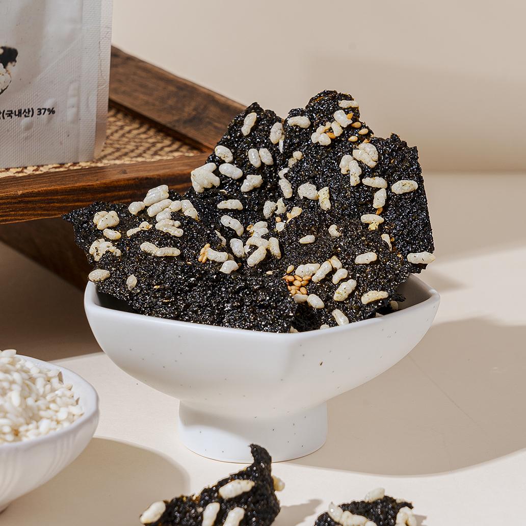 [김부자푸드] 찹쌀꽃김부각 단품 (110g) / 무첨가 수제 건강간식-김부자푸드주식회사-차세대 판로플랫폼 스토어(STORE) 36.5