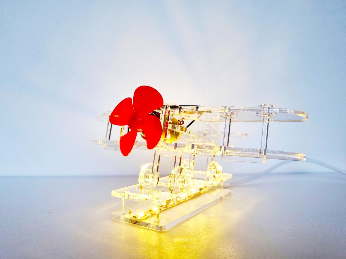 DIY 태양광 아크릴 경비행기