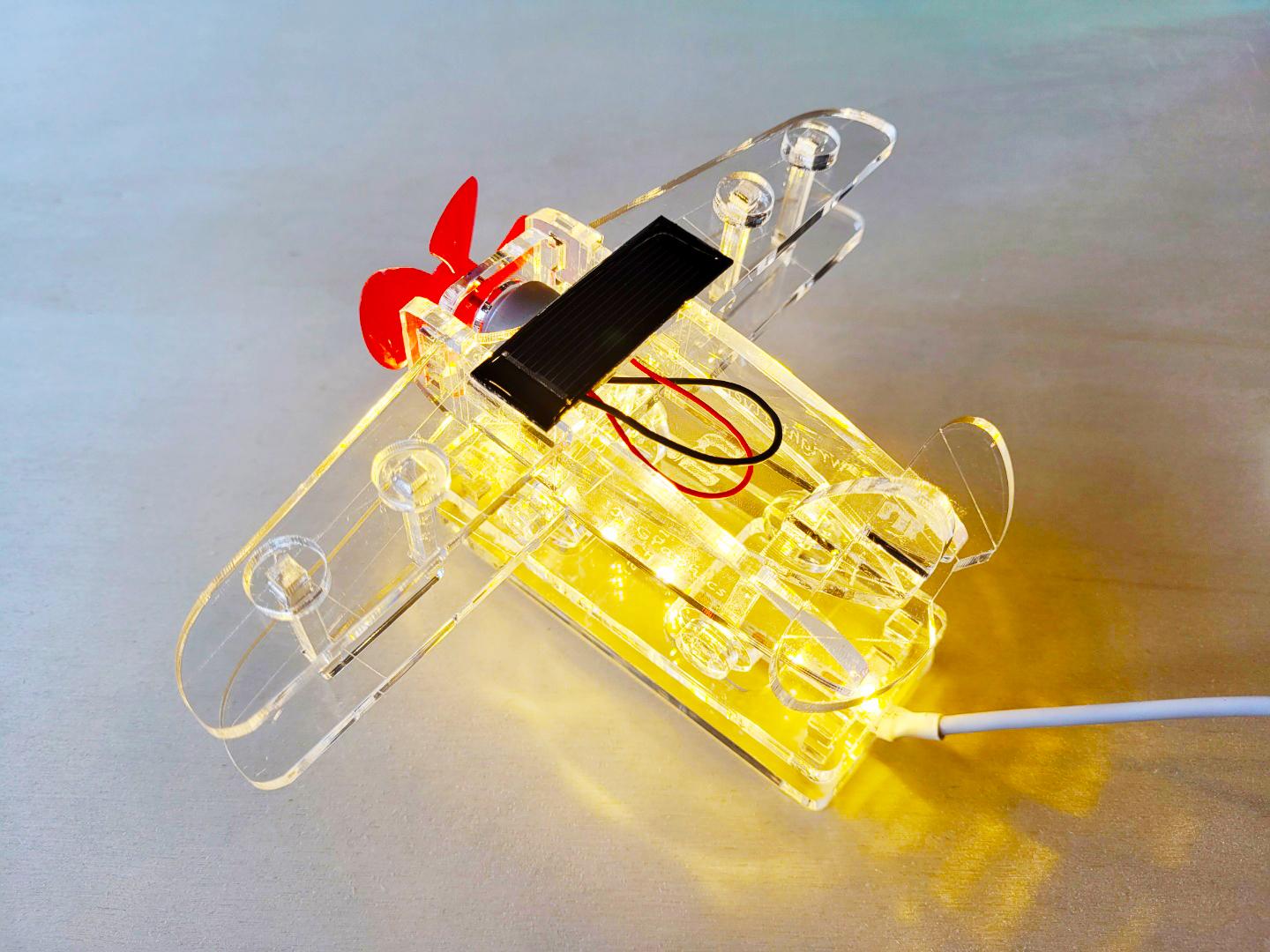 DIY 태양광 아크릴 경비행기