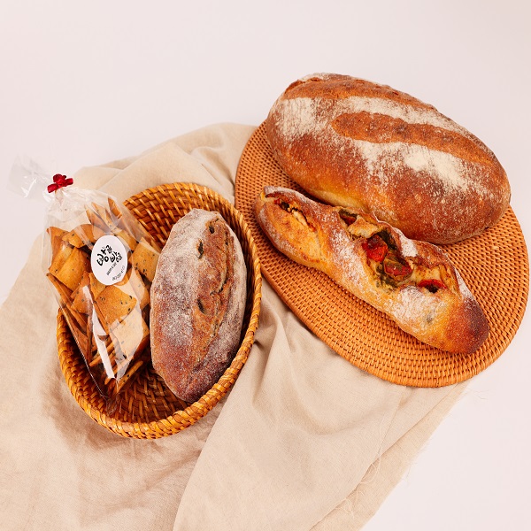 우리밀100%통밀빵4종세트