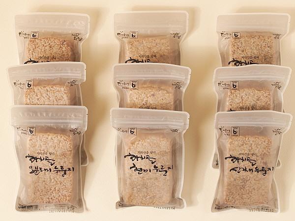 황치골 누룽지 100g 1팩[현미누룽지, 오분도미누룽지, 산채누룽지 선택]-지리산황치마을 영농조합법인-차세대 판로플랫폼 스토어(STORE) 36.5