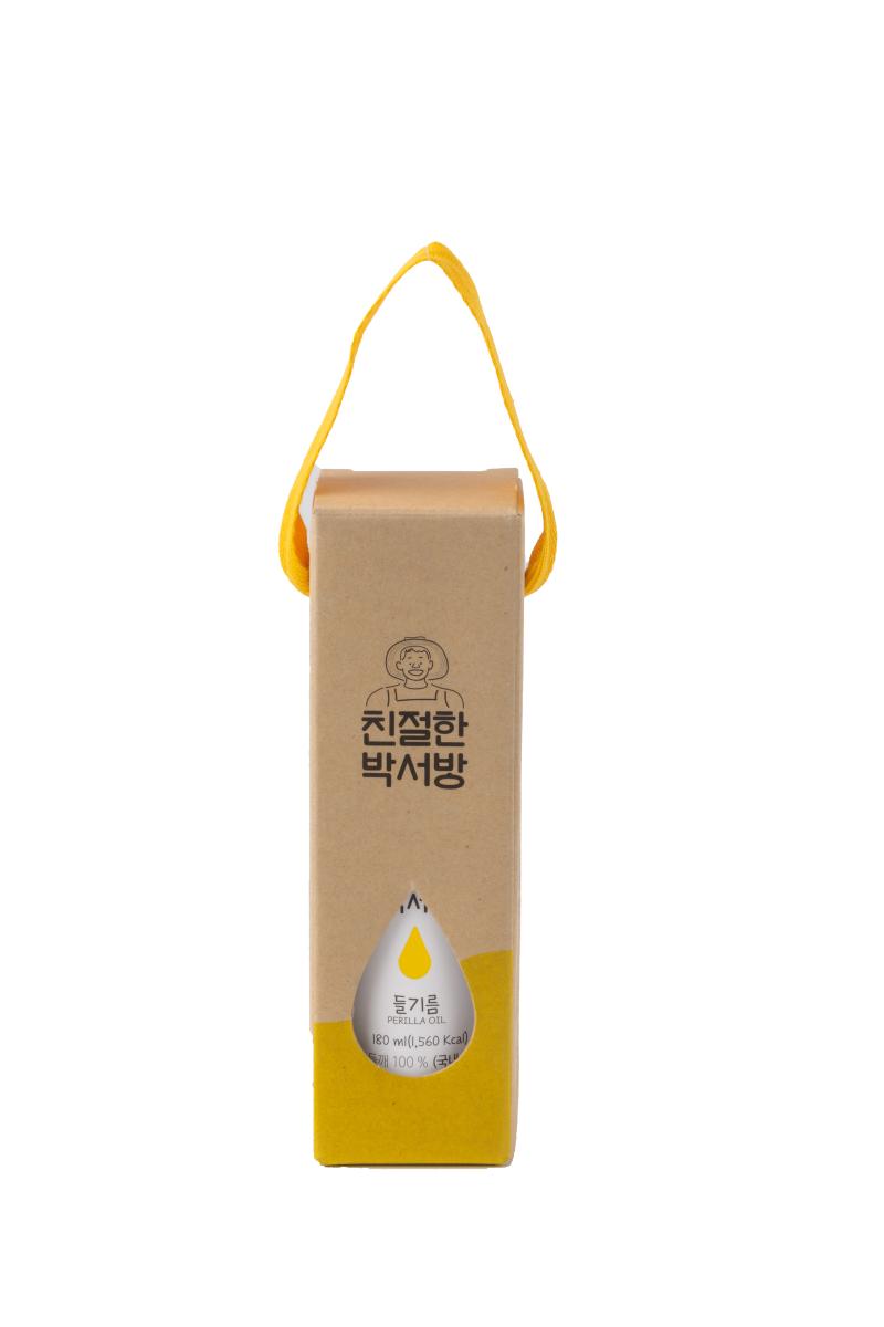 [친절한박서방]청년농부가 직접 짠  100%  국산 들기름 180ml-농업회사법인주식회사창창푸드-차세대 판로플랫폼 스토어(STORE) 36.5