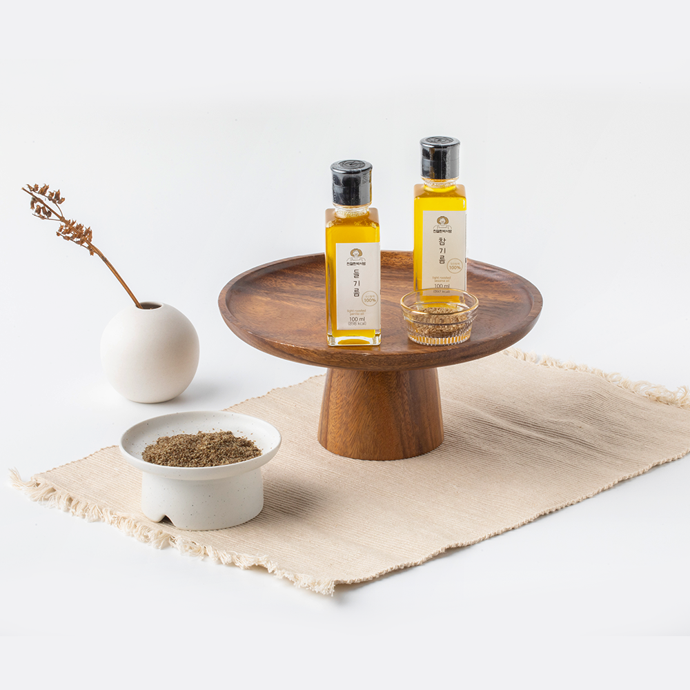 [친절한박서방] 나혼자 선물세트 - 직접 농사지은 100% 국내산 참기름,들기름 (100ml x 2병):2종세트, 2종세트+들깨가루80g : 3종세트-농업회사법인주식회사창창푸드-차세대 판로플랫폼 스토어(STORE) 36.5