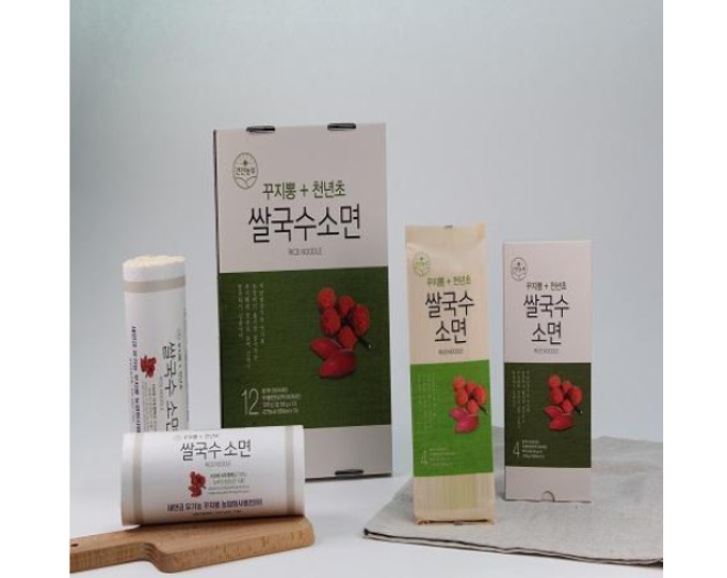 [지역상생]건전농부 꾸지뽕천년초 쌀국수 소면 1200g
