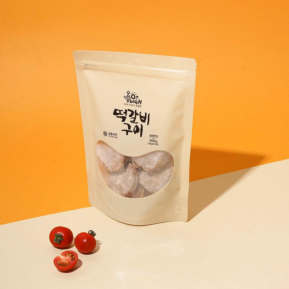 [온밥엔] 육즙가득 한입떡갈비구이 2종 (순한맛, 매콤한맛)