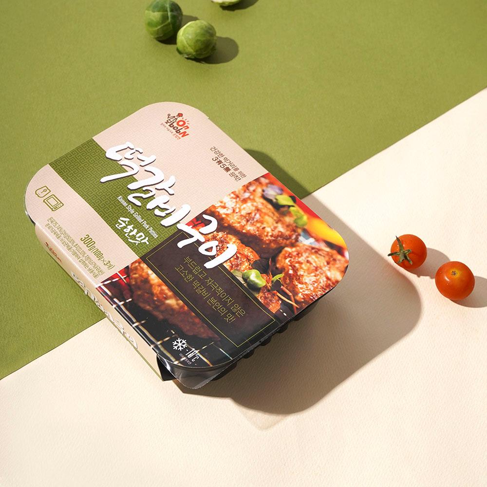 [온밥엔] 육즙가득 두툼 떡갈비구이 3종 (순한맛,매콤한맛,치즈)-휴닛-차세대 판로플랫폼 스토어(STORE) 36.5