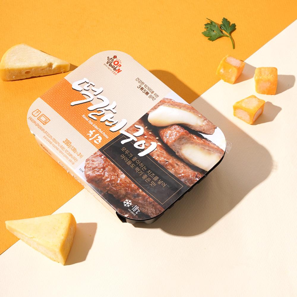 [온밥엔] 육즙가득 두툼 떡갈비구이 3종 (순한맛,매콤한맛,치즈)-휴닛-차세대 판로플랫폼 스토어(STORE) 36.5