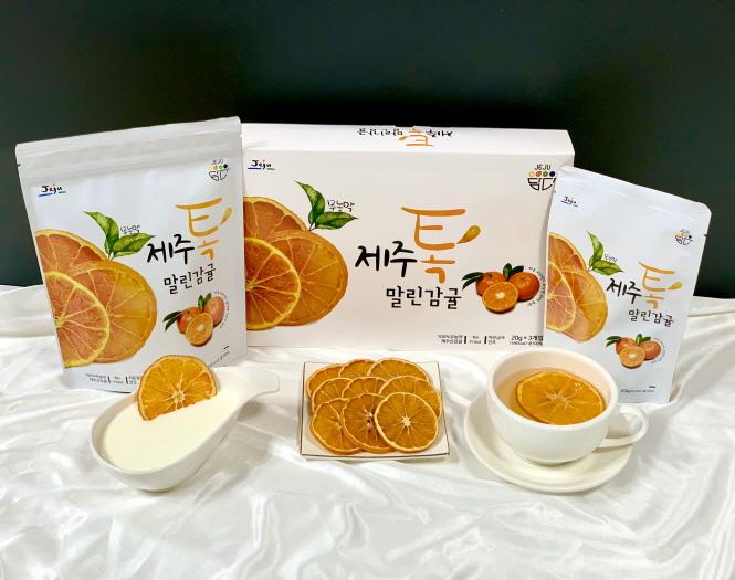 제주톡 말린감귤(3입)-제주담다-차세대 판로플랫폼 스토어(STORE) 36.5
