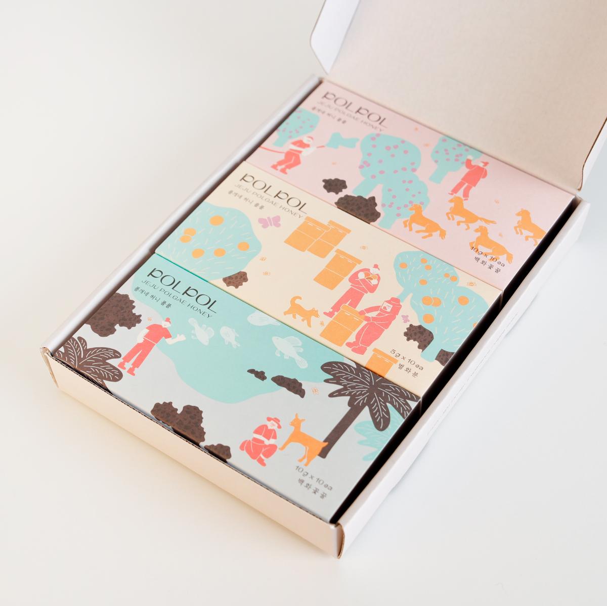 폴개네 허니폴폴 벌꿀 스틱