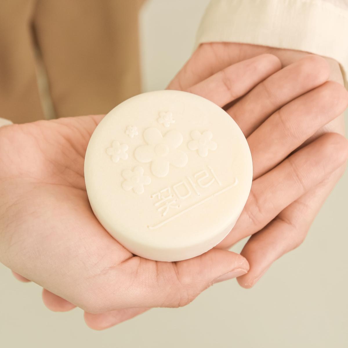 꽃마리 세탁용 과탄산소다솝 90g 속옷 면생리대 표백 세탁 빨래비누-꽃마리협동조합-차세대 판로플랫폼 스토어(STORE) 36.5