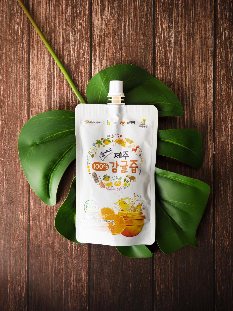 폴개네 제주 100% 감귤즙